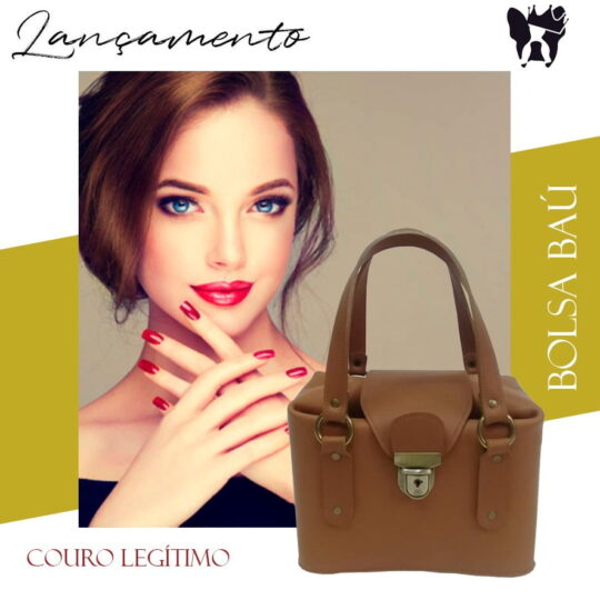 Bolsa Bau | Couro Legítimo (B019)