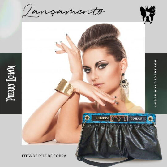 Bolsa Clutch Night | Pele de Cobra (B001)