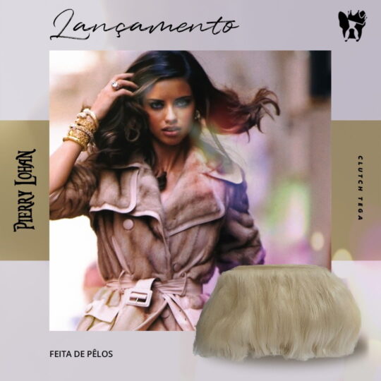 Bolsa Clutch Tega | Feita de Pêlos (B002)