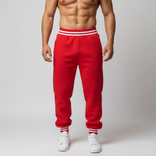 Calça de moletom vermelha Pierry Lohan- C10