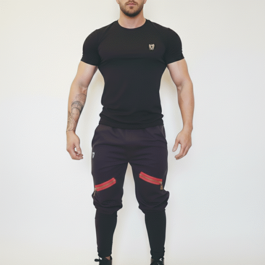 Calça de moletom Pierry Lohan com ziper – c15