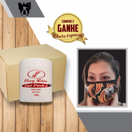 Compre 1 Gel Pedra 500g Ganhe + 2 Máscaras - GP500-A