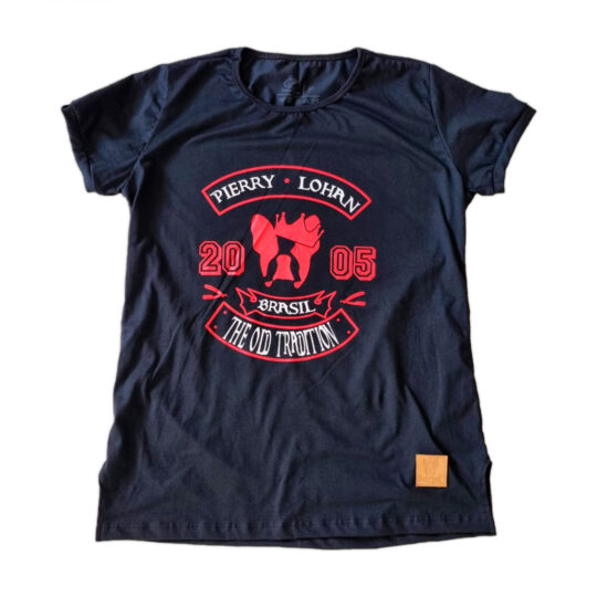 Camiseta Reta de Algodão Estampada Pierry Lohan - R34