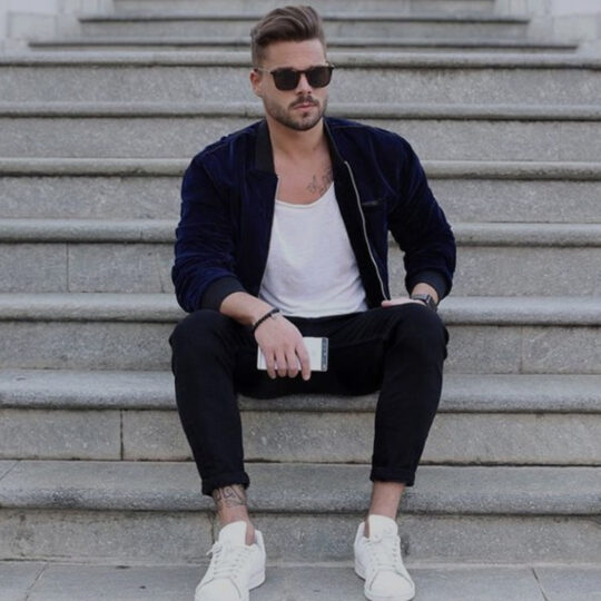 JAQUETA VELUDO PIERRY LOHAN AZUL MARINHO V41