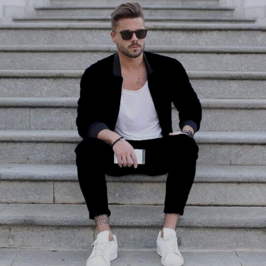 JAQUETA VELUDO PIERRY LOHAN PRETO V49